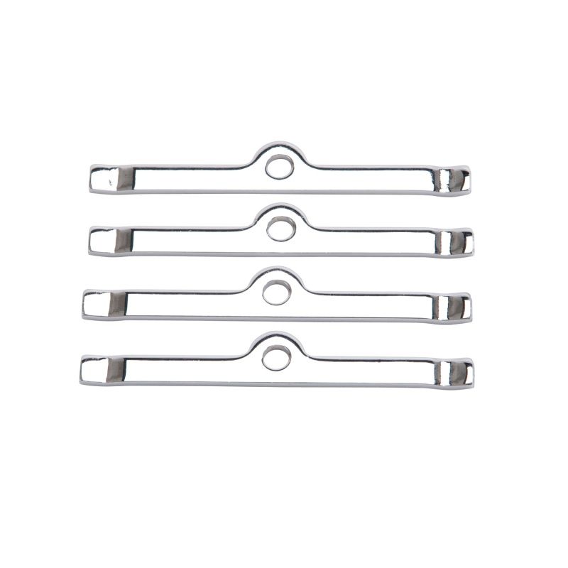 EDELBROCK EDE4404 Chrome V/C Hold-Down Tabs - 4pcs.