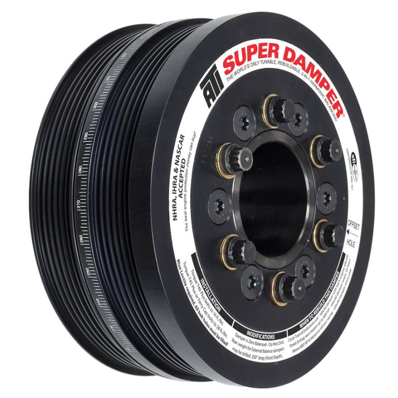 ATI ATI918047 Damper - 6.78in - Alum - (2) 6 Grv - Ford Coyote 5.0L - w/A/C Pulley - OEM Size