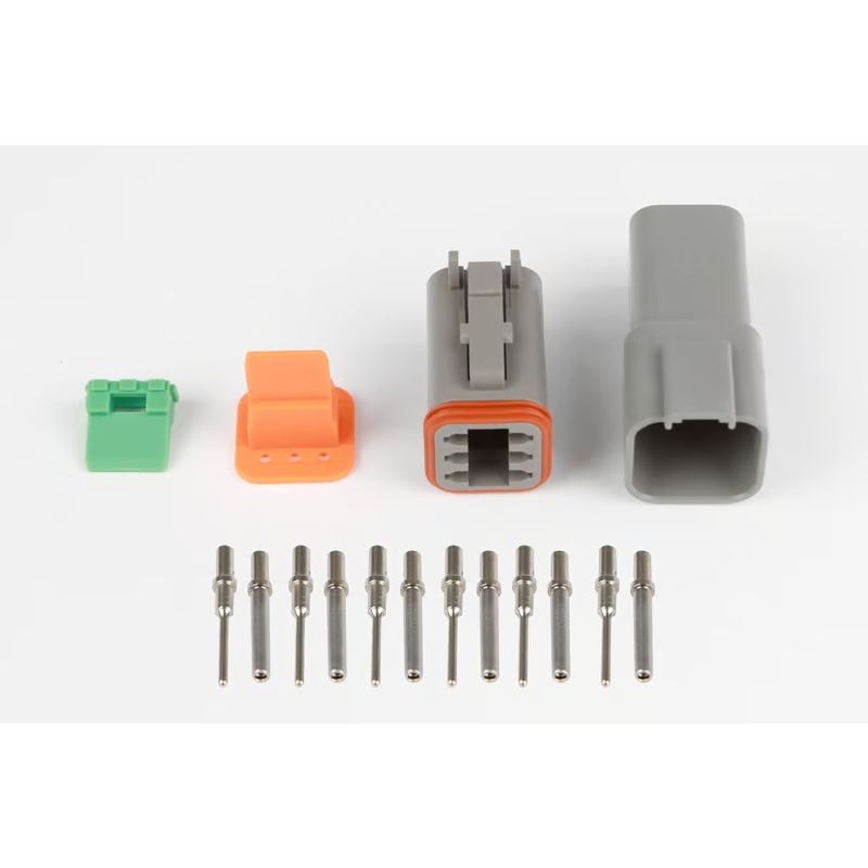 Haltech HT-031115 Matching Set of Deutsch DT-6 Connectors 13 Amp Plug & Pins