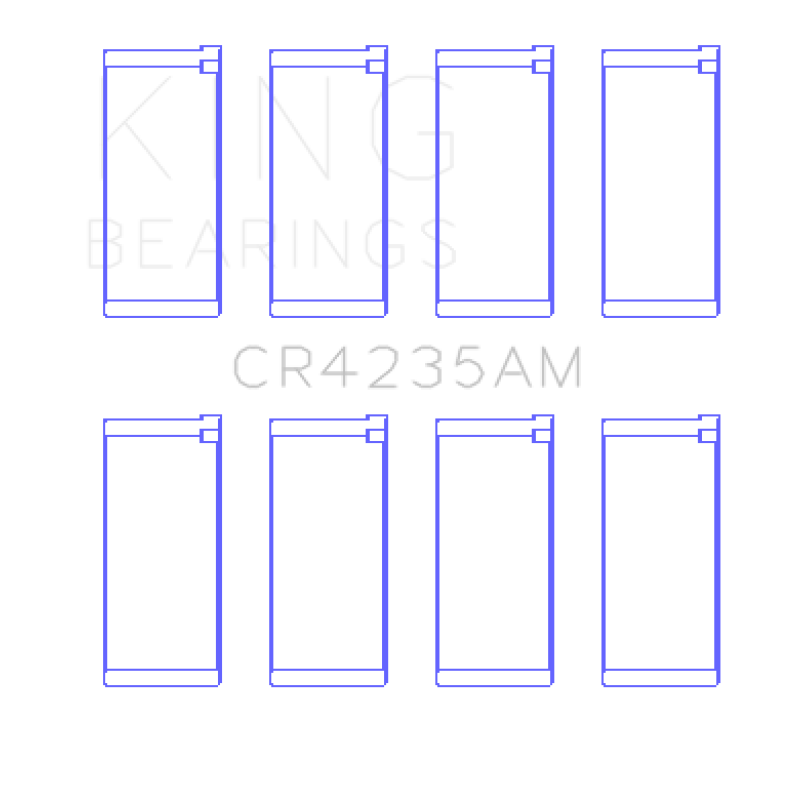 King Hyundai 2.0L G4GC (Size STD) Rod Bearing Set