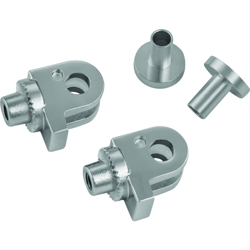 Kuryakyn 8841 Splined Peg Adaptor Triumph Chrome