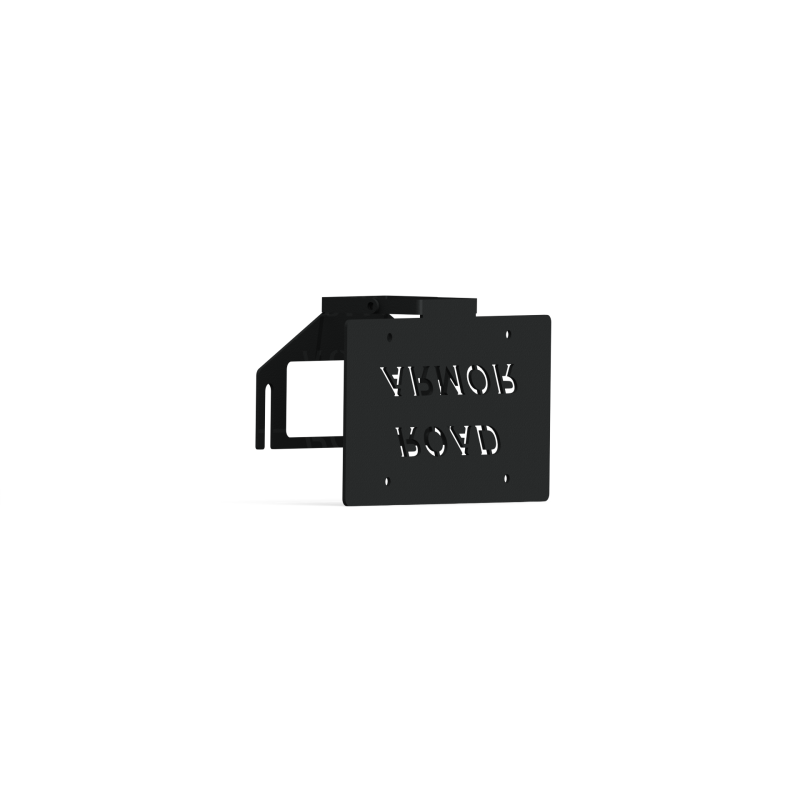 Road Armor LPF360B 3.6in Offset Fairlead Mount - Tex Blk