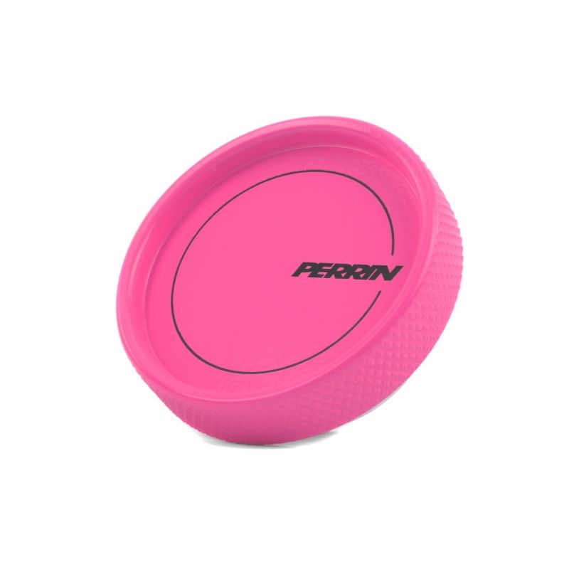 Perrin 02-21 Subaru WRX / 2022 BRZ & GR86 / 04-21 STI / 00-18 Forester XT Oil Fill Cap - Hyper Pink