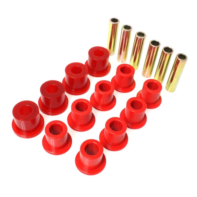 Energy Suspension 2.2119R Jeep Spring Bushing Set - Red