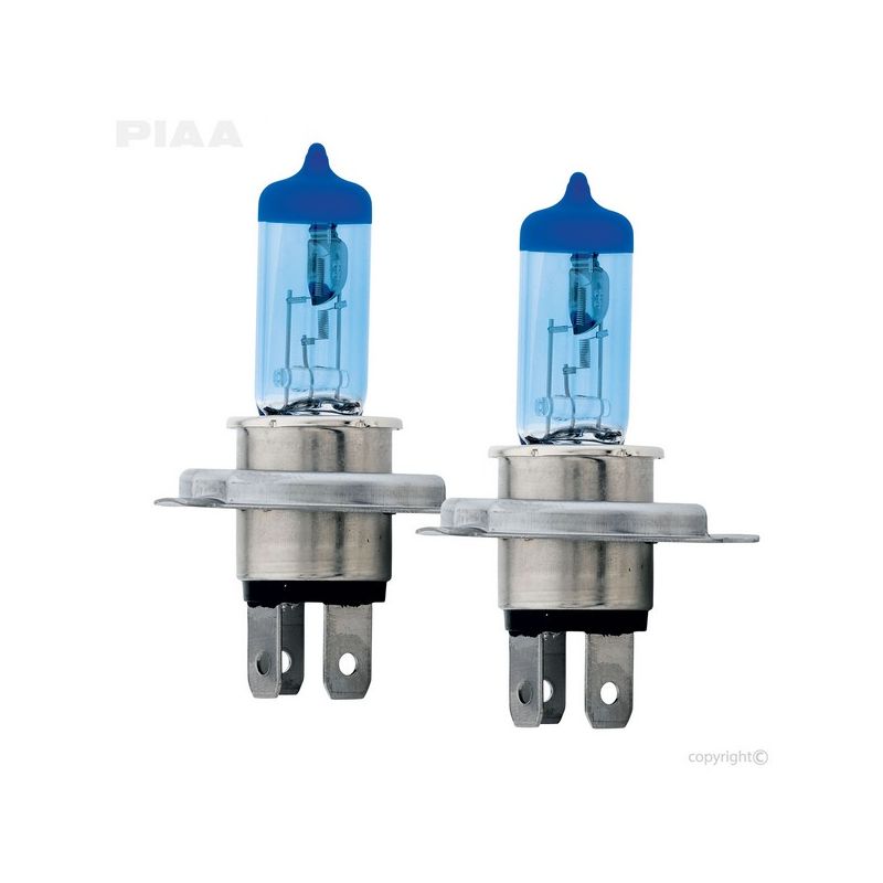 PIAA 70856 PIAA H4 XTreme White Plus Twin Pack Halogen Bulbs