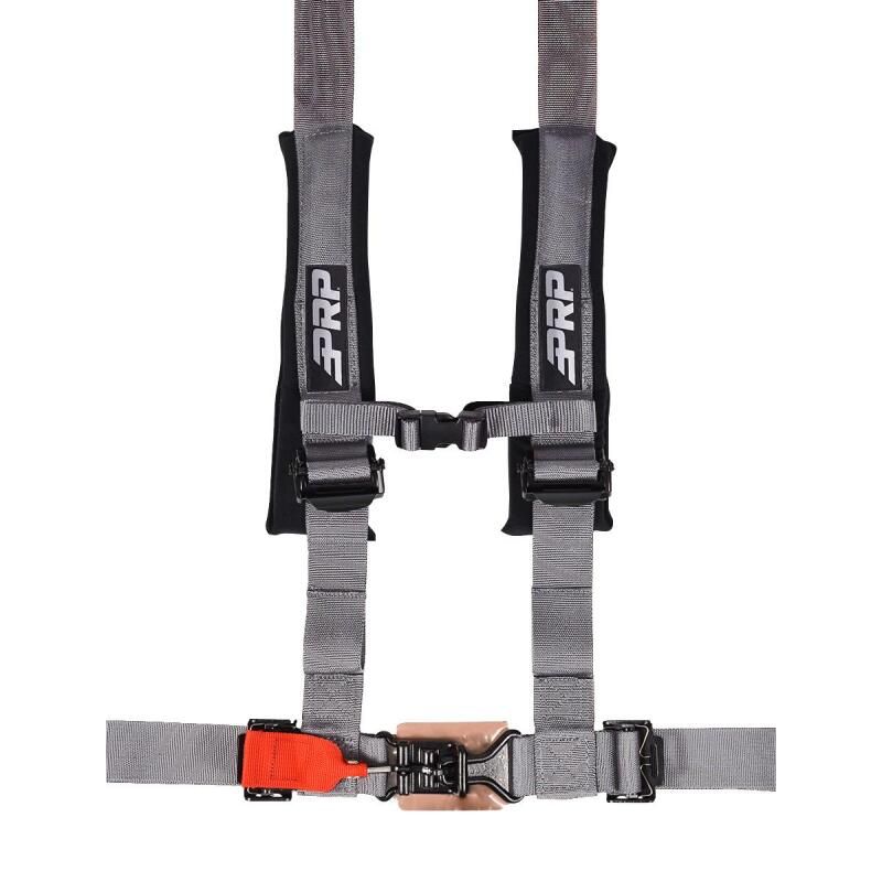 PRP Seats SB4.2LL-S PRP 4.2 Harness with Latch / Link Lap Belt- Silver