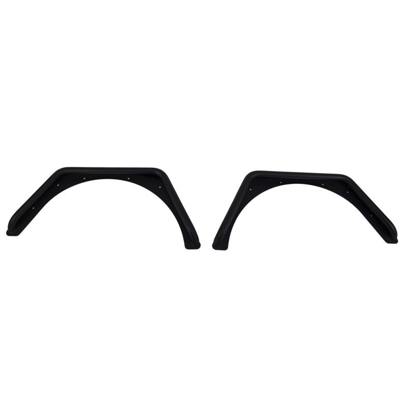 Fishbone Offroad 97-06 Jeep Wrangler TJ Steel Tube Fenders Rear 3In Flare - Blk Textured Powdercoat