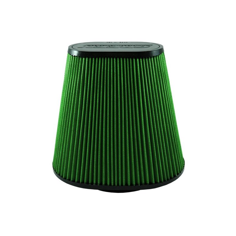 Green Filter USA 7199 Oval Cone Filter; ID 6", H 10", OD-B 11" x 8", OD-T 7.125" x 4.125"