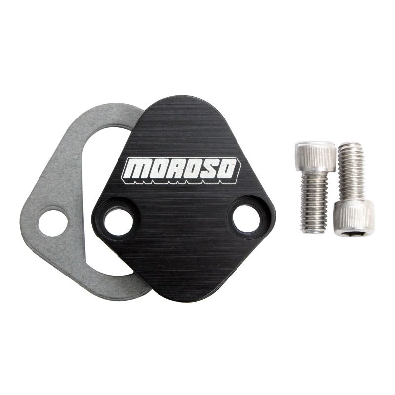 MOROSO MOR65396 Fuel Pump Plate - Billet BBC- Ford & Mopar