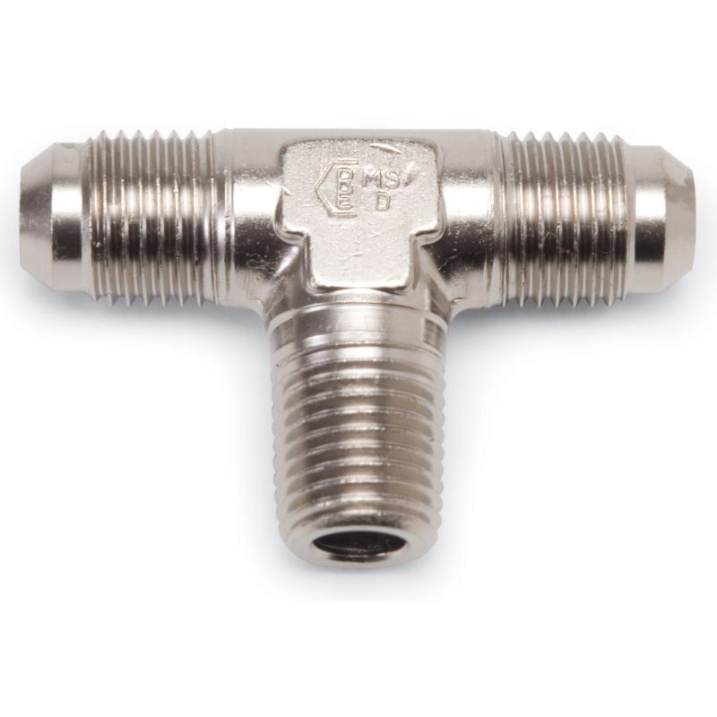 Russell 661061 Performance -3 AN to 1/8in NPT Flare to Pipe Tee Fitting