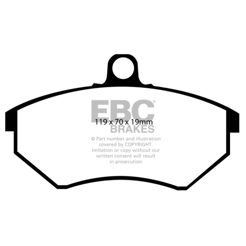 EBC UD684 89-93 Volkswagen Corrado 1.8 Supercharged Ultimax2 Front Brake Pads