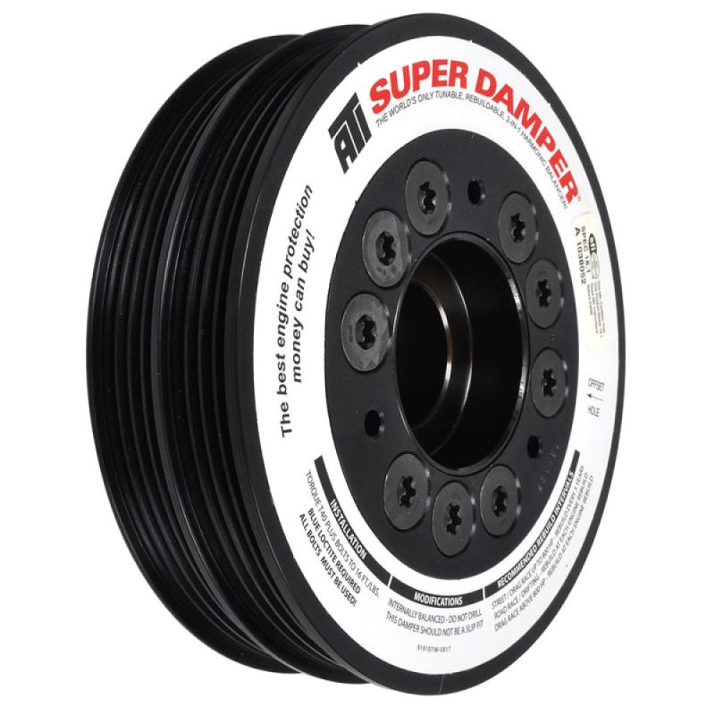 ATI ATI918529 Damper - 5.67in - Alum - 4 & 4 Grv - Toyota 3SGTE 1990 - 1995 Mr2 Turbo 7 Percent OD