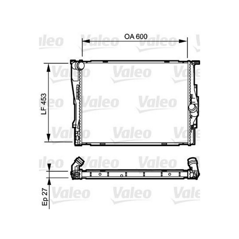 Valeo 735166 2008-2013 BMW 328i Radiator (VS2882)