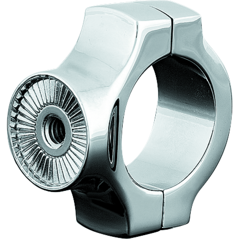 Kuryakyn 3175 Side Mount License Plate Clamp Chrome