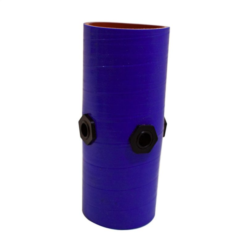 Snow Performance SNO-40110-BOOT8 8in Water Boot w/Nozzle Holders Installed