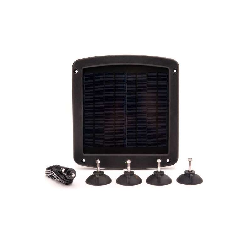 Battery Tender 021-1172 12V 5W Solar Battery Charger w/Windshield & Handlebar Mount