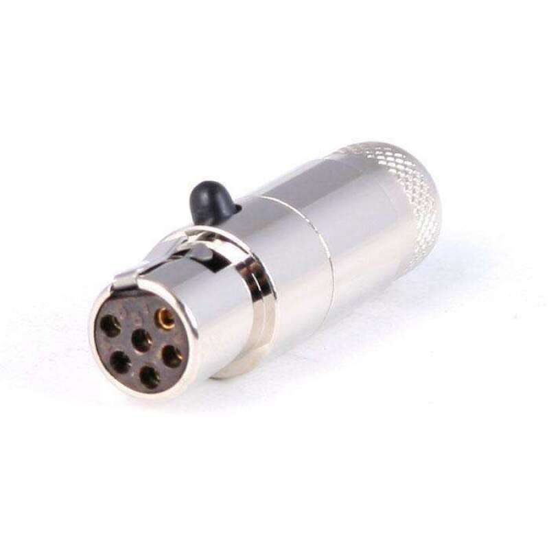 Rugged Radios C6P-FL 6-Pin Female Mini XLR Connector TA6FL