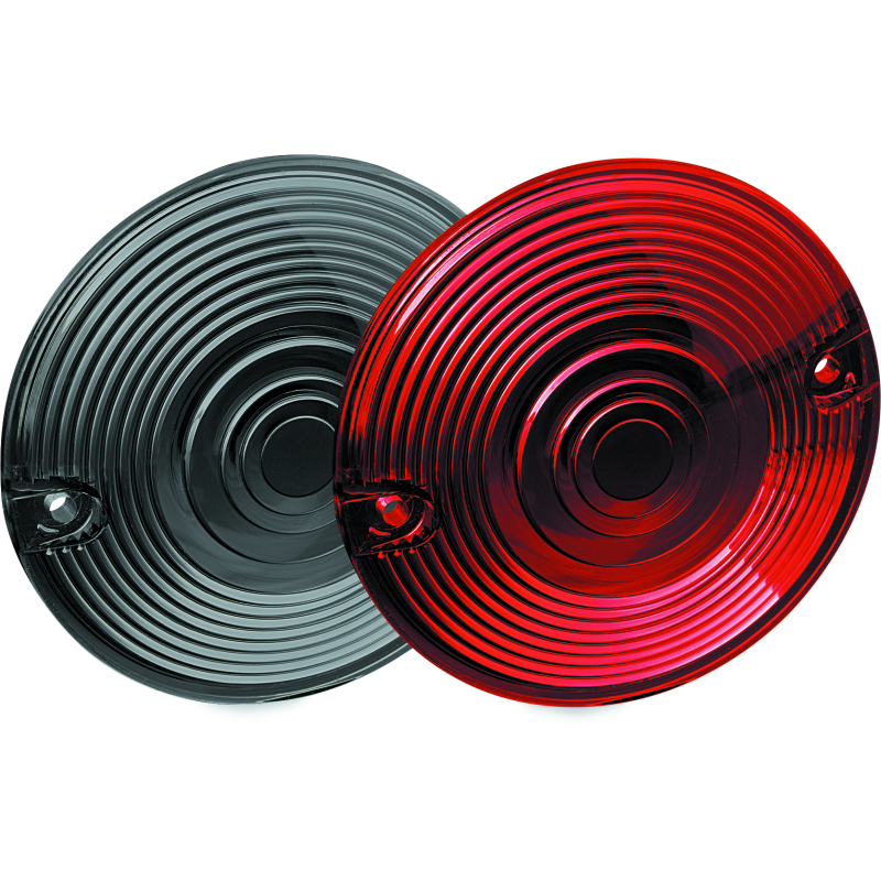 Kuryakyn 4996 Red Lenses For Flat Turn Signals