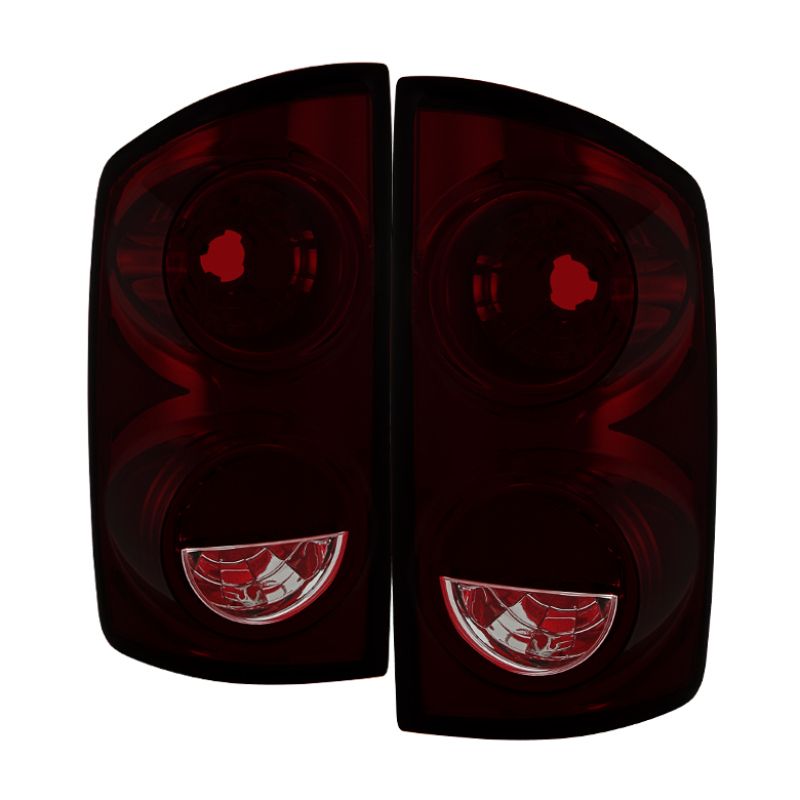 SPYDER 9034039 Xtune Dodge Ram 1500 07-08 OEM Style Tail Lights -Red Smoked ALT-JH-DR07-OE-RSM