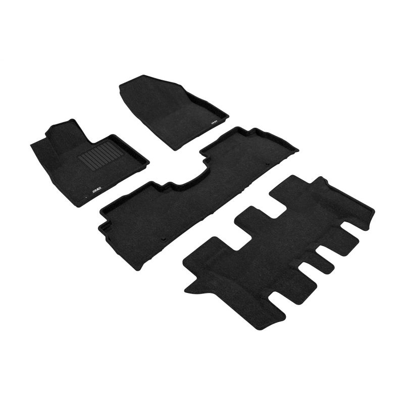 3D MAXpider L1KA03004709 16-20 Kia Sorento 7-Seat Elegant Black R1 R2 R3