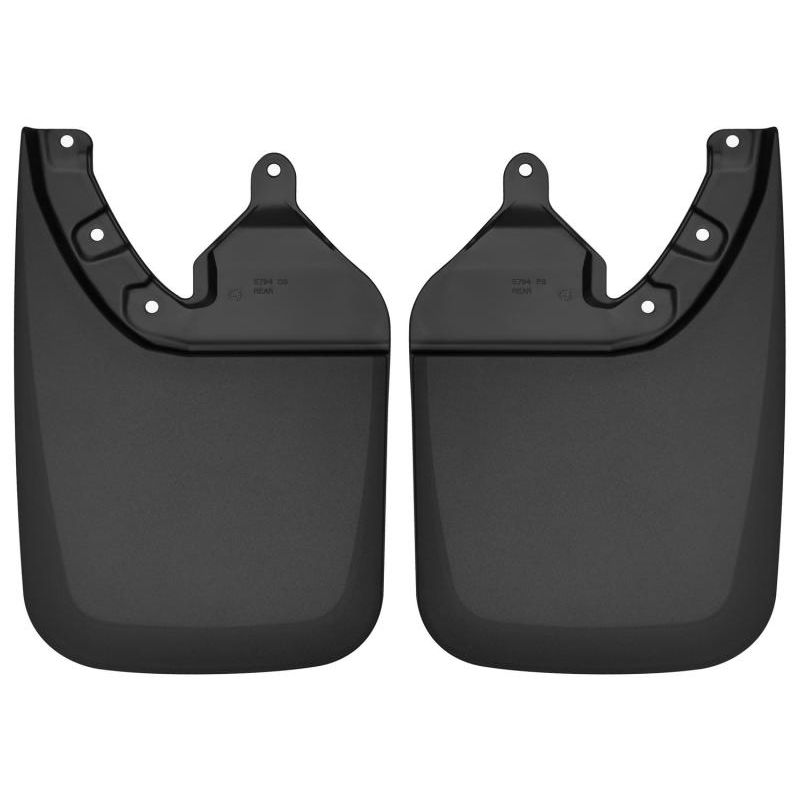 Husky Liners 2016 Toyota Tacoma w/ OE Fender Flares Custom Molded Rear Mud Guards - Black