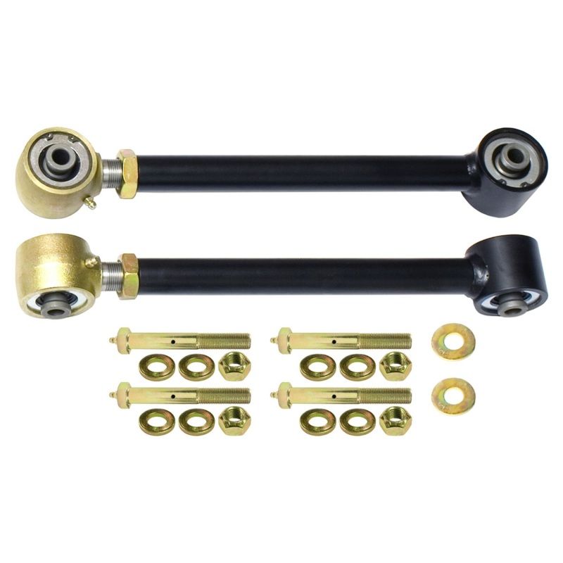 RockJock TJ/LJ Johnny Joint Adjustable Control Arms Lower Front or Rear Adjustable Greasable Pair