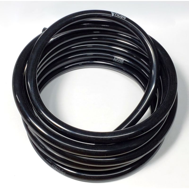 Ticon 903-74006-0000 Industries Tig Aesthetics 6mm Silicone Argon Line - 10ft Length (Black)