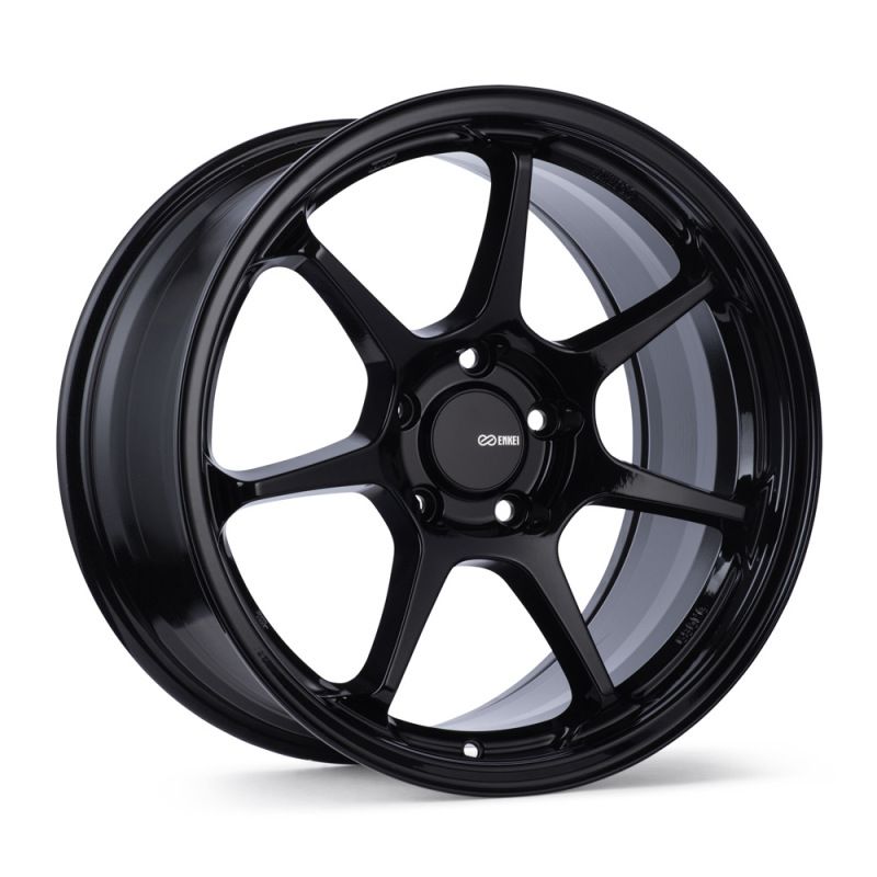Enkei 535-895-1245BK TS-7 18x9.5 5x120 45mm Offset 72.6mm Bore Gloss Black Wheel