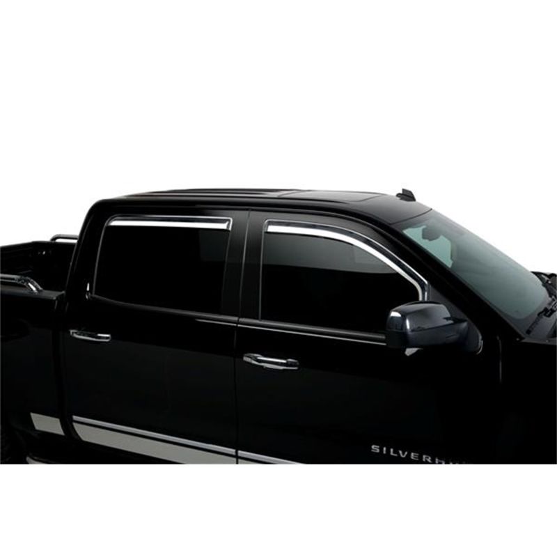Putco 480440 14-18 Chevy Silverado LD - 4 Door - Crew Cab Element Chrome Window Visors