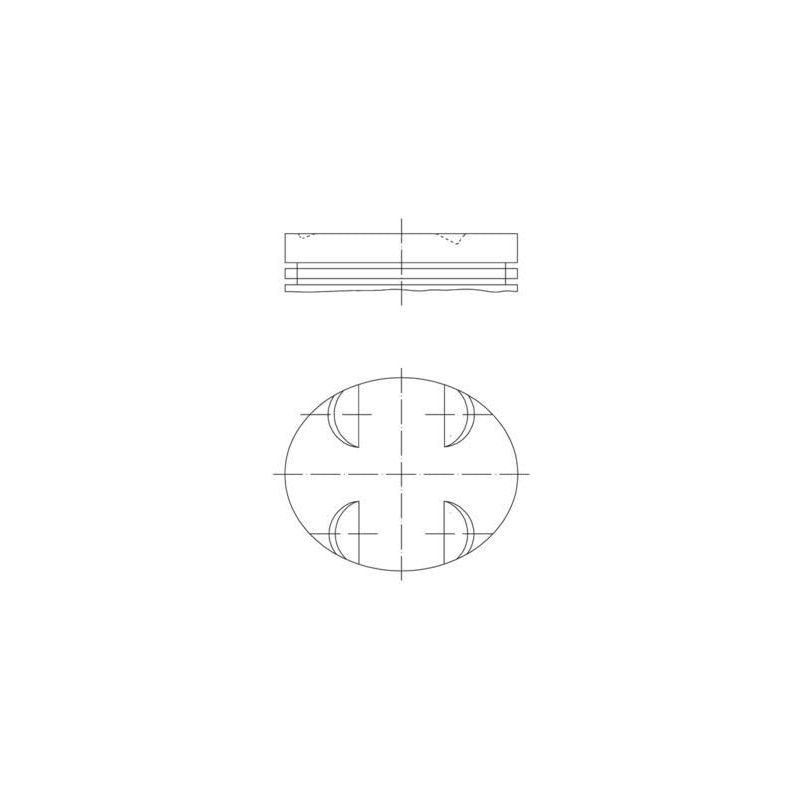 MAHLE 005 24 01 Engine Piston