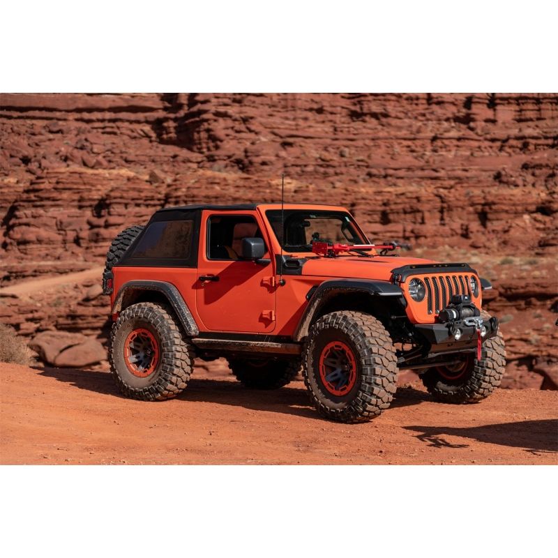Rampage 139335 2018-2022 Jeep Wrangler (JL) Frameless Trail Plus Top Kit - Black