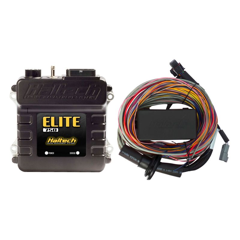 Haltech HT-150604 Elite 750 Premium Universal Wire-In Harness ECU Kit