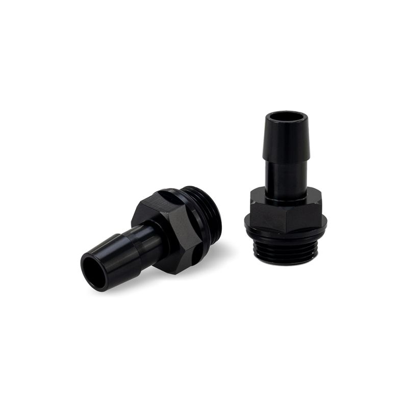 Mishimoto MMFT-M20-12BK 2pcs. M20x1.5 1/2in Aluminum Catch Can Fittings - Black