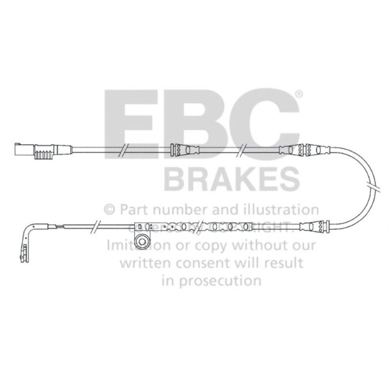 EBC 2005-2006 Land Rover Range Rover Sport 4.4L Front Wear Leads