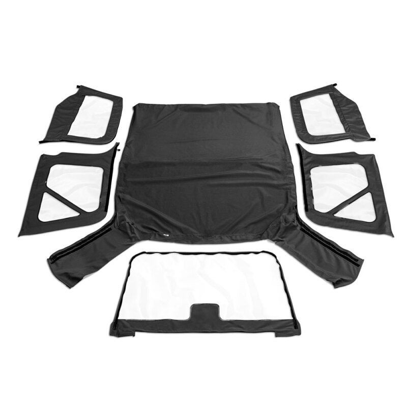 Rampage 99735 1997-2006 Jeep Wrangler(TJ) OEM Replacement Top - Black Diamond