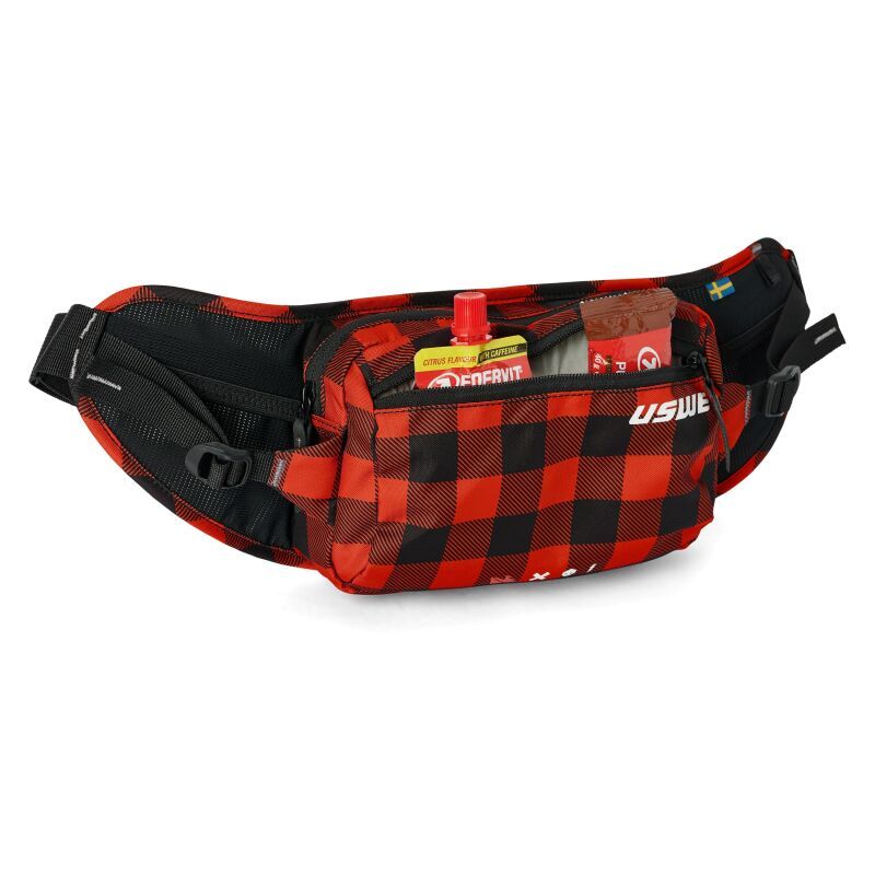 USWE 202083048 Waist Hip Pack 2L - Flannel Red