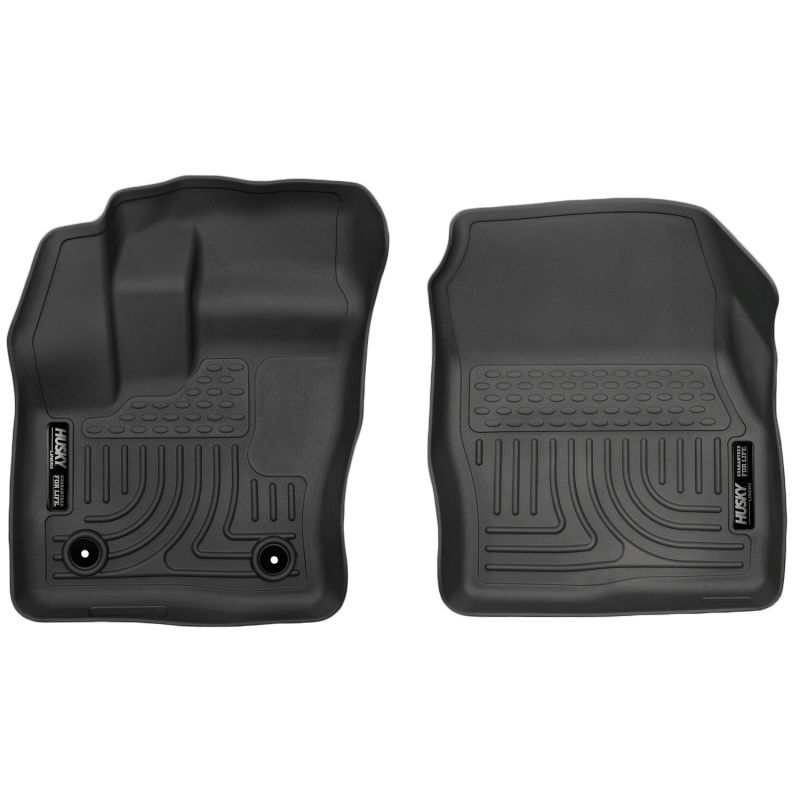 Husky Liners 2014-2015 Ford Transit Connect WeatherBeater Front Black Floor Liners