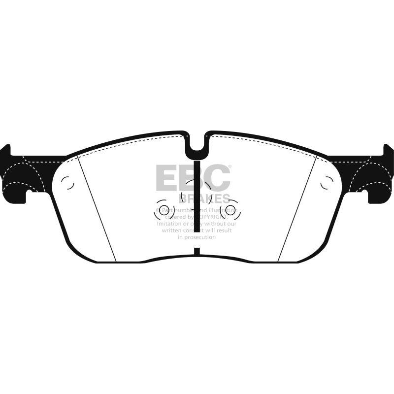 EBC 2016+ Land Rover Range Rover Evoque 2.0L Turbo Ultimax2 Front Brake Pads