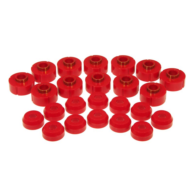 Prothane 63-91 Jeep Wagoneer Body Mount - Red