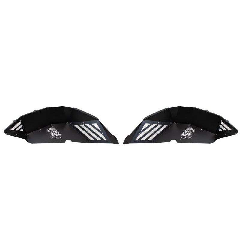 Fishbone Offroad 2018+ Jeep Wrangler - Black Powdercoat Rear Inner Fenders