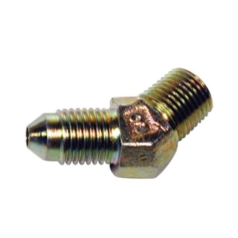 Wilwood 220-6412 Inlet Fitting - 1/8-27 NPT to -3 (45)