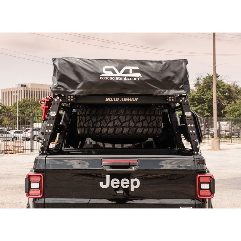 Road Armor 520BRS-STM 19-20 Ram 1500 TRECK OEM Spare Tire Winch Relocation Mount - Tex Blk