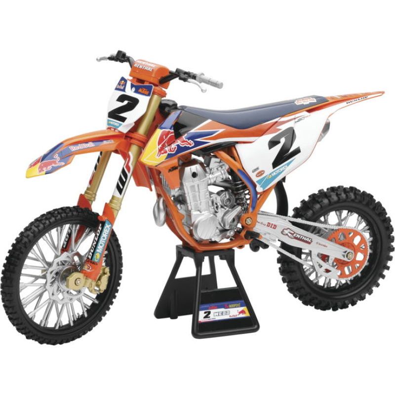 New Ray Toys 49683 Red Bull KTM 450SX-F (Cooper Webb #2)/ Scale - 1:6