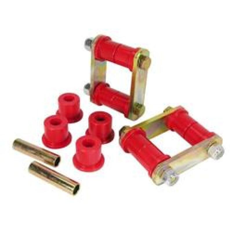 Prothane 25-43008 84 Range Rover Upper/Lower Front Shock Bushings - Red