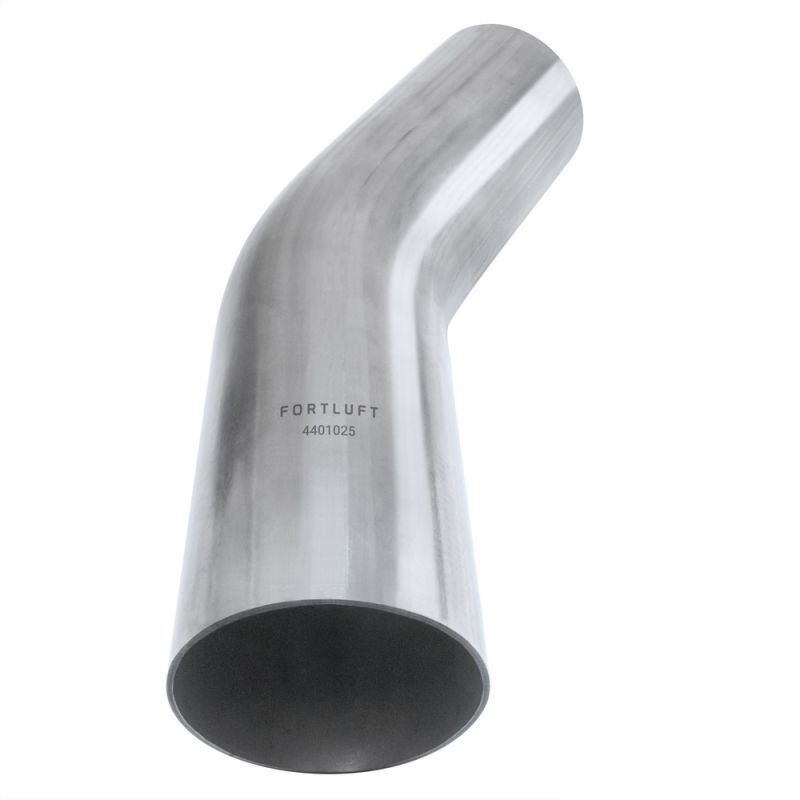 FORTLUFT 4401025 Universal Mandrel Exhaust Bend Pipe 30 Degree Stainless Steel, 2.50''/63.5mm