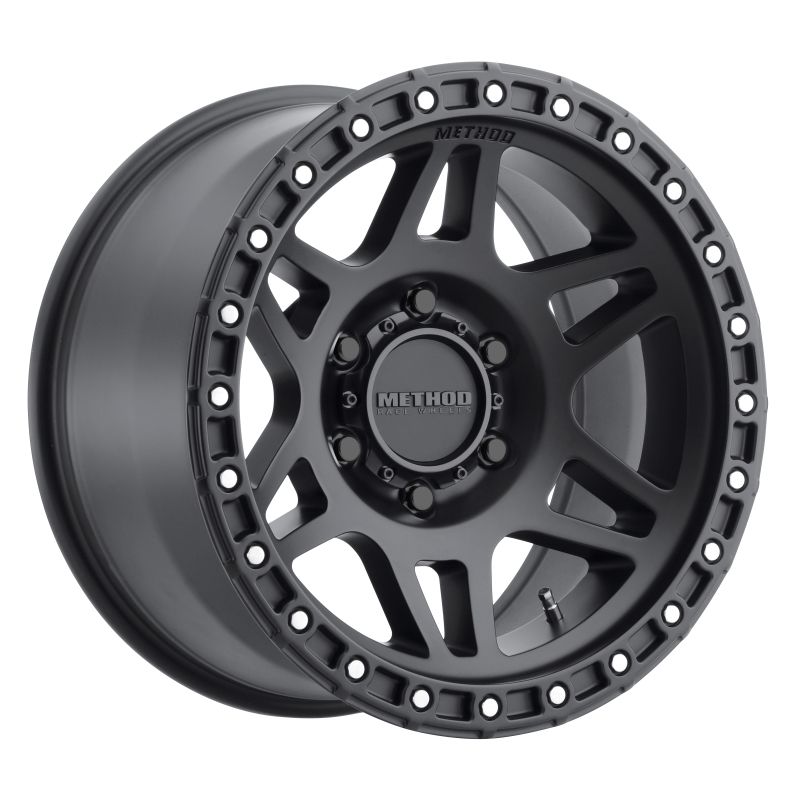 Method Wheels MR31278560500 Method MR312 17x8.5 0mm Offset 6x5.5 106.25mm CB Matte Black Wheel