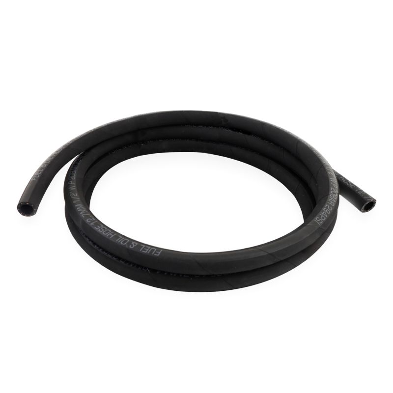 Mishimoto MMHOSE-PL-08-120 Push Lock Hose, Black, -8AN, 120in Length