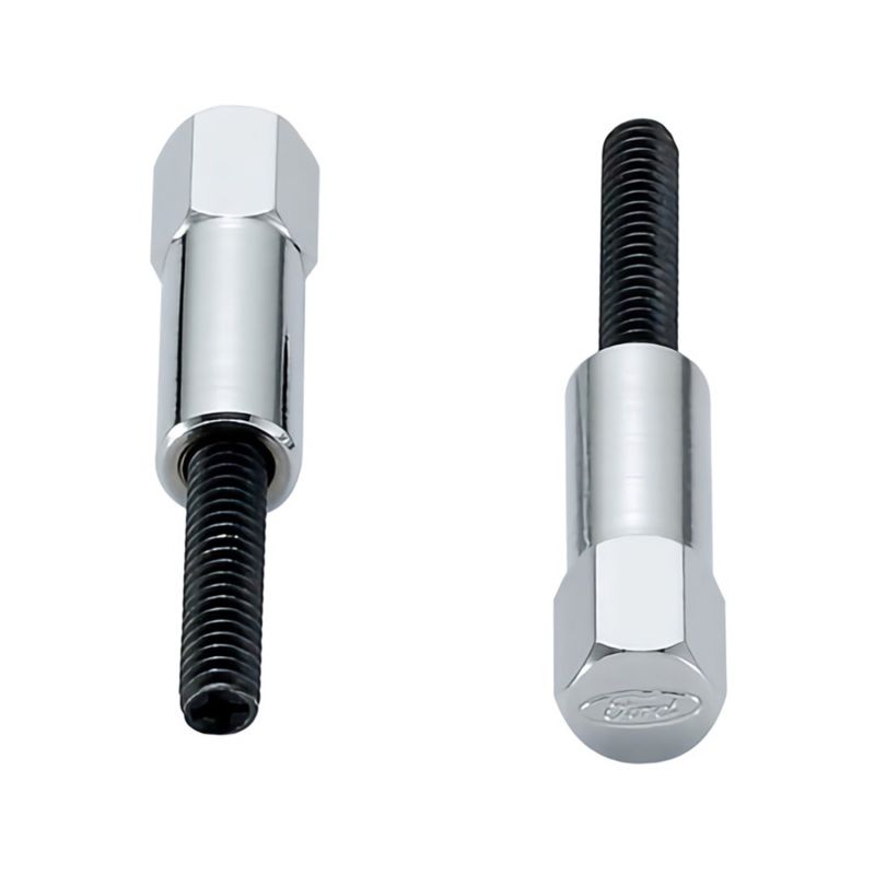 FORD FRD302-315 Valve Cove Bolt Kit 4pk Chrome w/Ford Logo