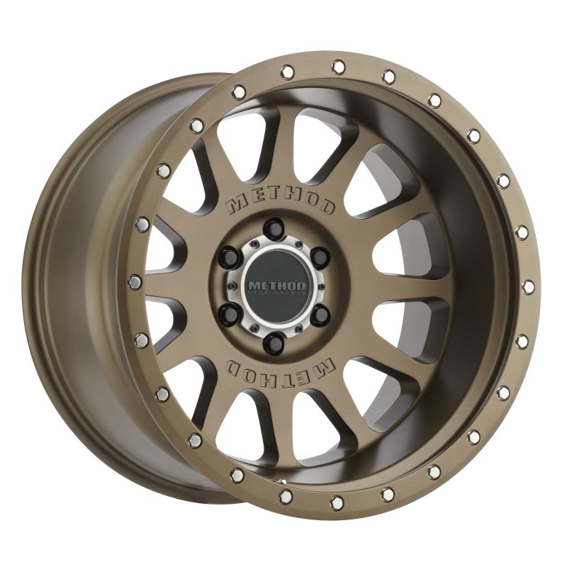 Method Wheels MR60521016924N Method MR605 NV 20x10 -24mm Offset 6x135 87mm CB Method Bronze Wheel