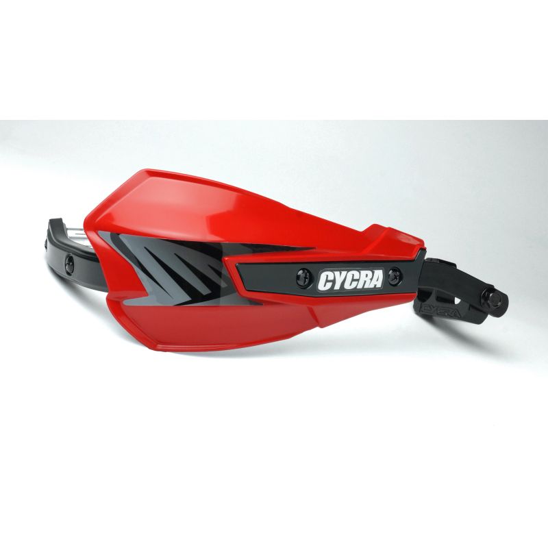 Cycra 1CYC-7801-34 Vortex Hand Guard/w Universal U-Clamps - GG Red